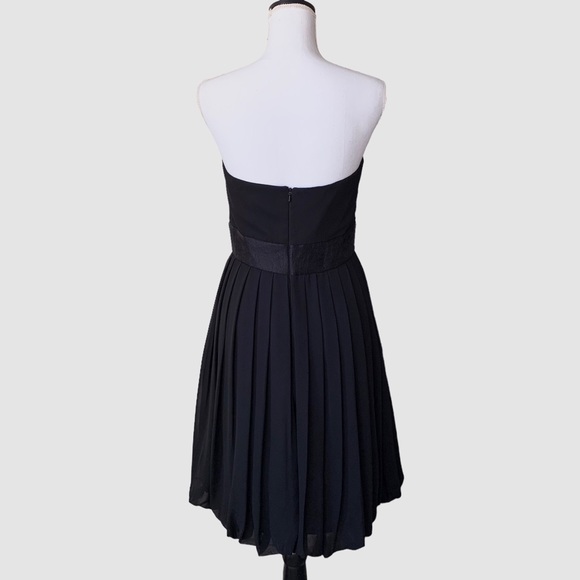 WHITE HOUSE BLACK MARKET STRAPLESS PLEATED BUBBLE HEM DRESS FORMAL DRESS - Picture 4 of 16